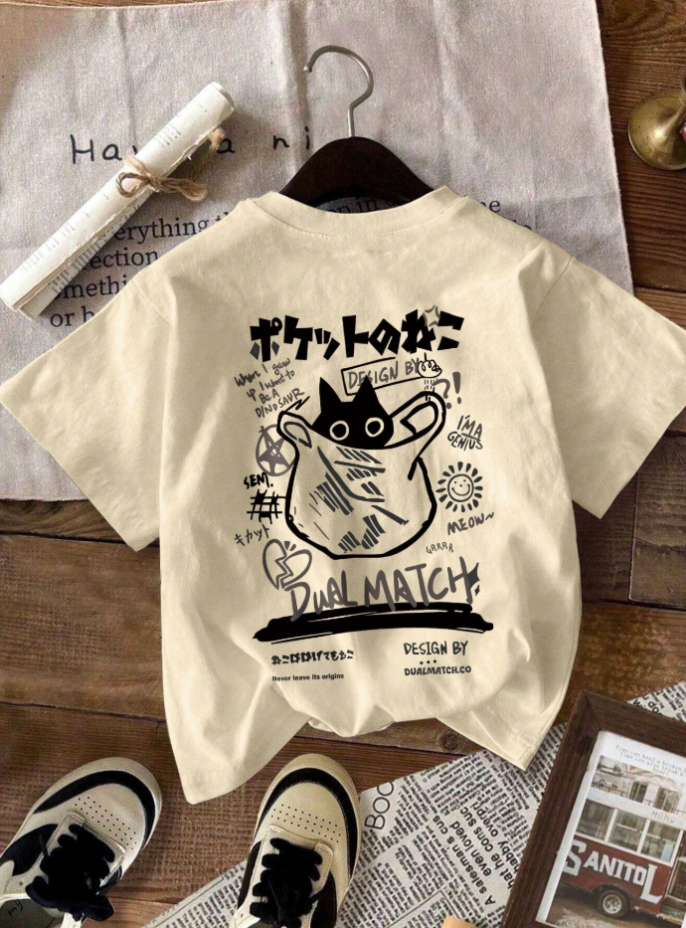 Playera Anime | Gato Diseño