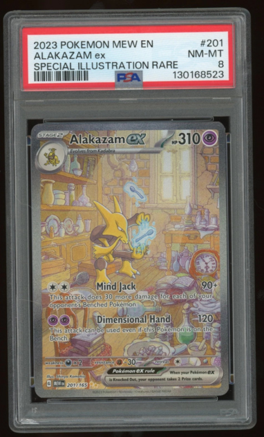 Pokémon Alakazam ex 201/165 | PSA 8