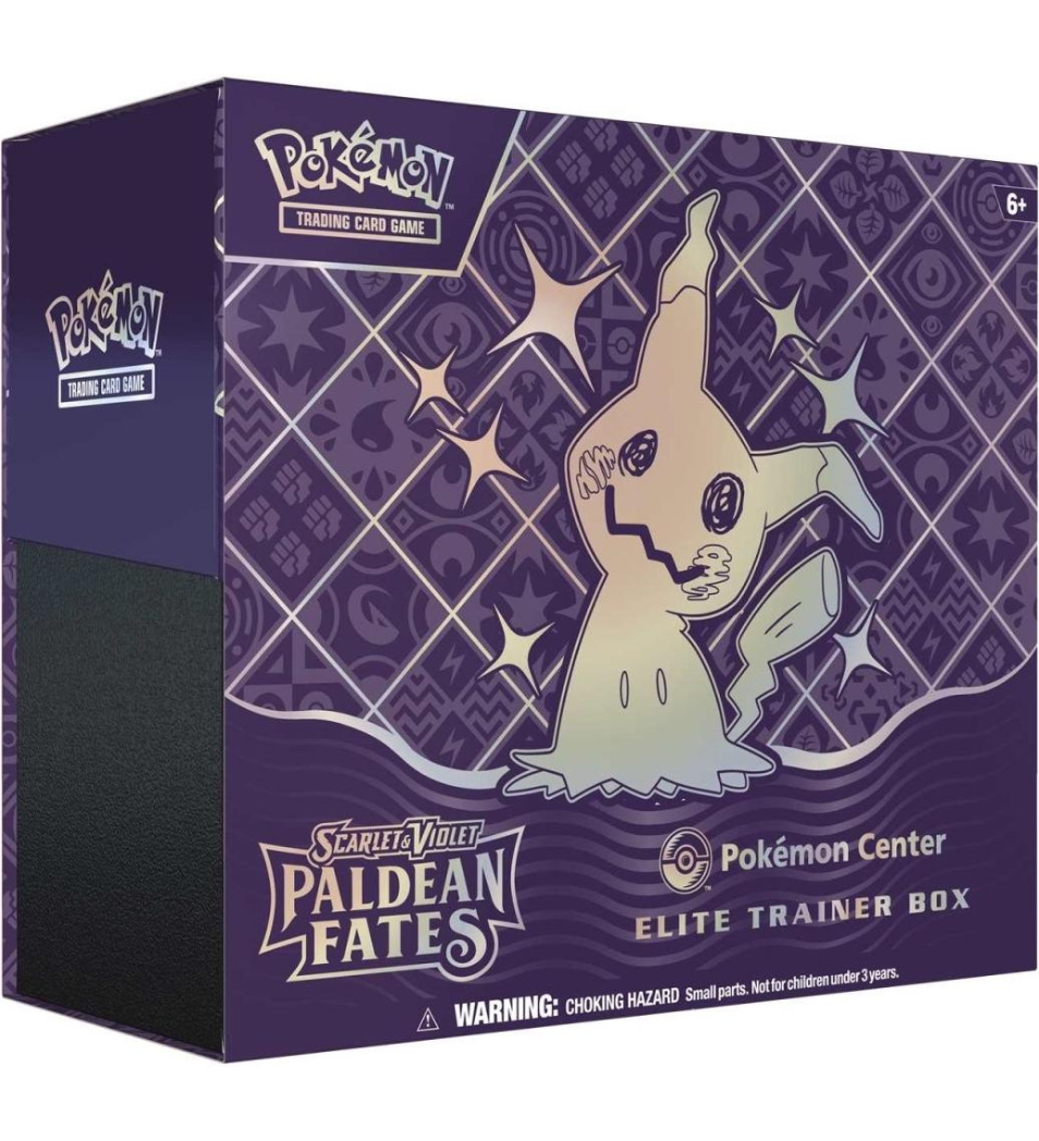 Paldean Fates - Etb - Pokemon Center - Elite Trainer Box Tcg