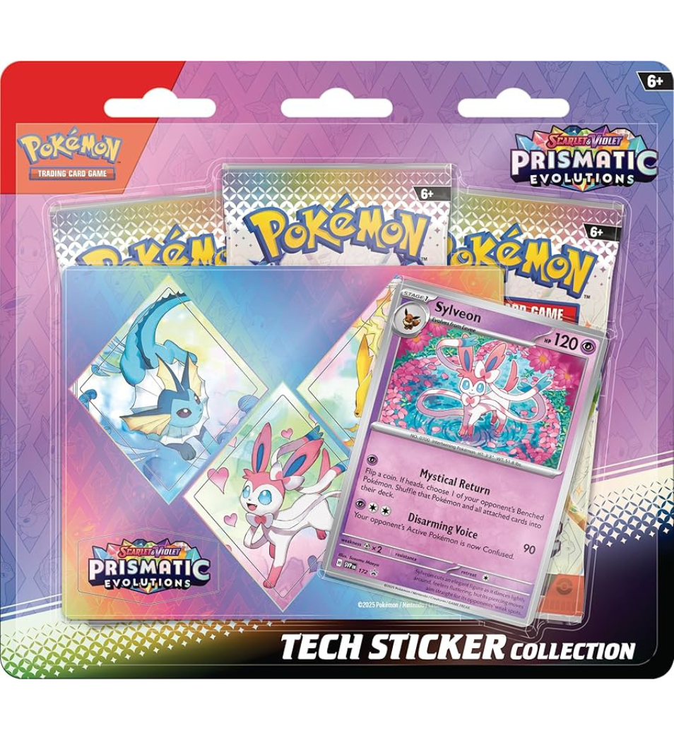 Prismatic Evolutions - Tech Sticker Collection | ESPAÑOL